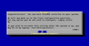 FreeBSD Installation Screenshot 9
